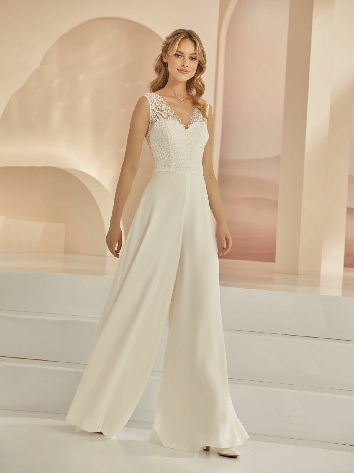 bianco evento bridal jumpsuit danube 1