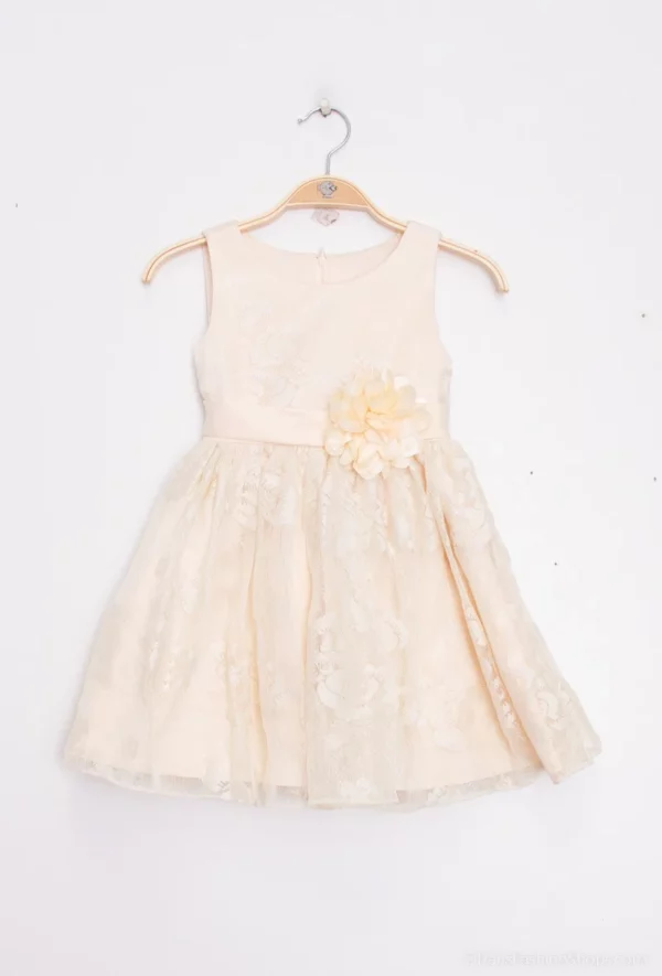 robe fille 156 champagne 66e94a785418a