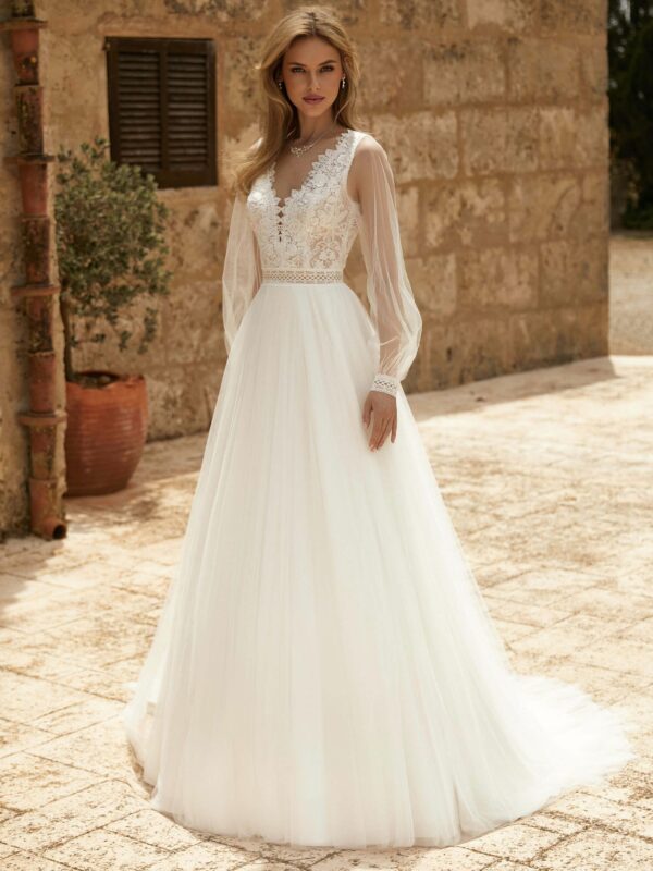 bianco evento bridal dress debora 1