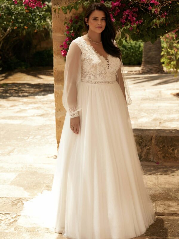bianco evento bridal dress debora plus 1 1